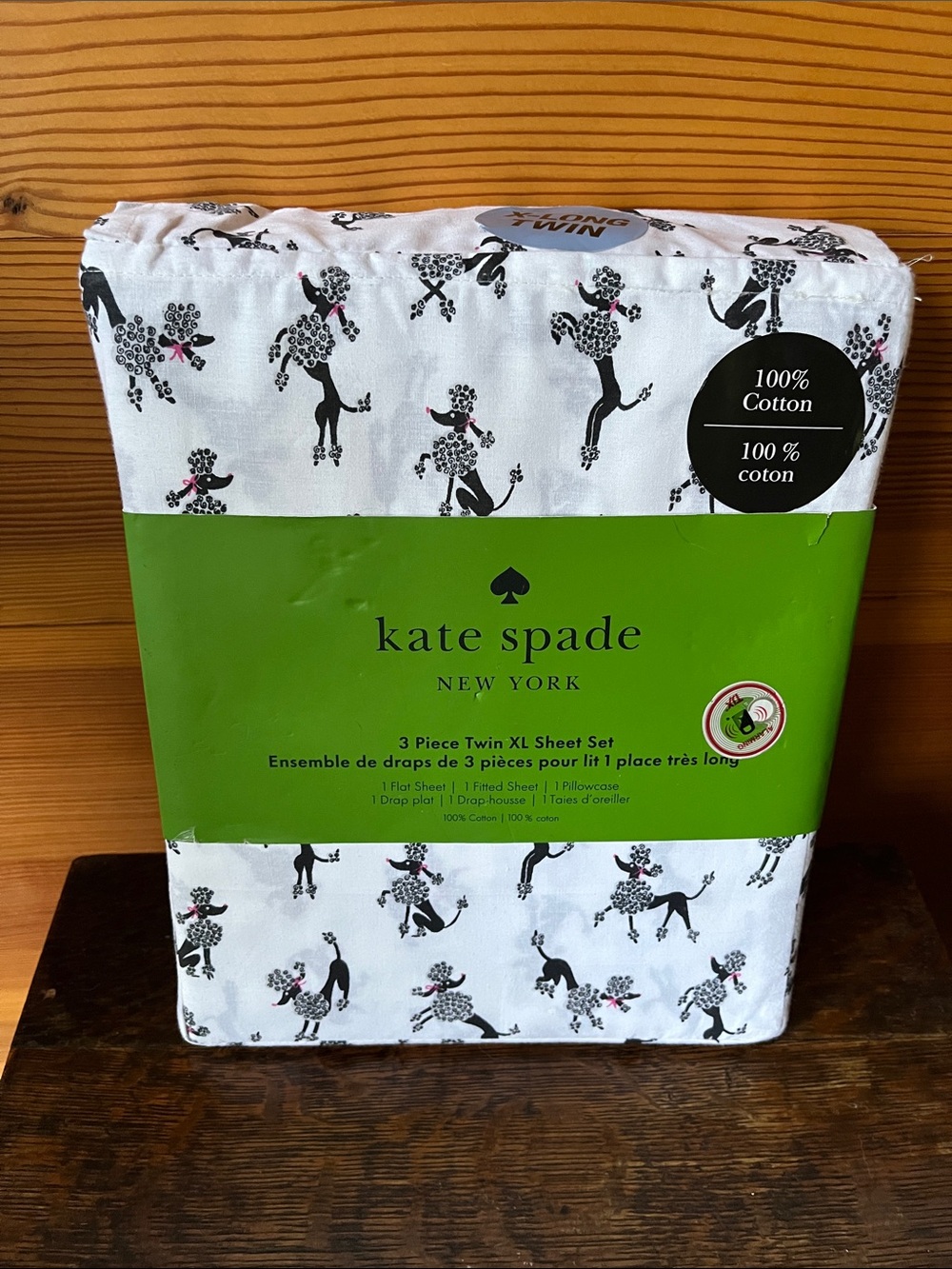 NEW KATE SPADE X-LONG TWIN SHEET SET